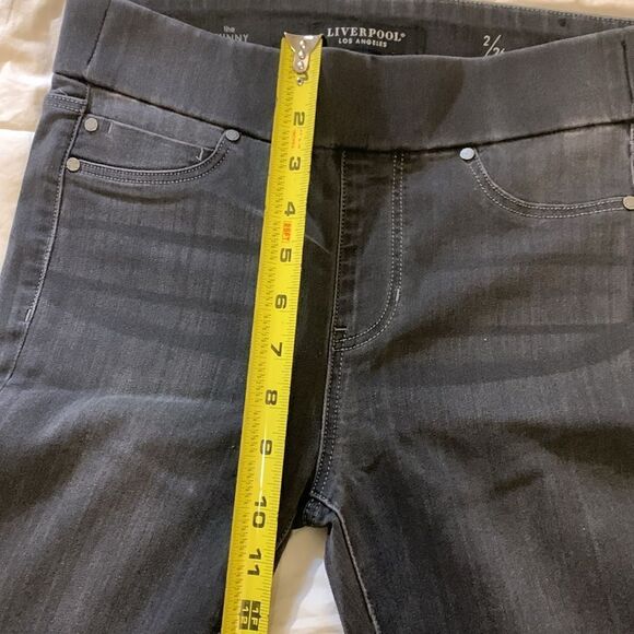 LIVERPOOL, jeggings, skinny, size 2, excellent condition, faux front pockets - Picture 11 of 15